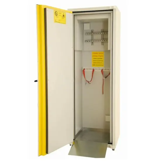 Armadio per 2 bombole di gas da 50 litri compressi certificati per interno