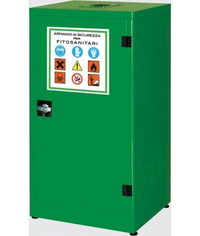 Armadio per fitofarmaci e pesticidi ad una anta, Serie componibile - Dim. mm. 575 x 500 x h 1100.