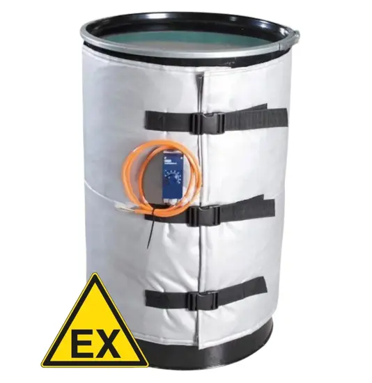 Camicia riscaldante per fusti Atex