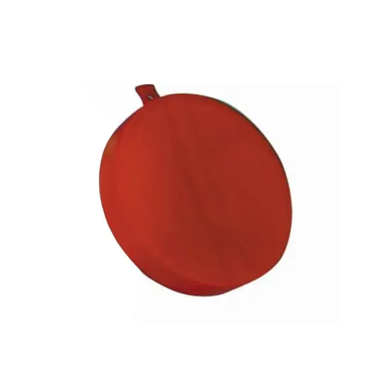 Capsula in plastica rossa
