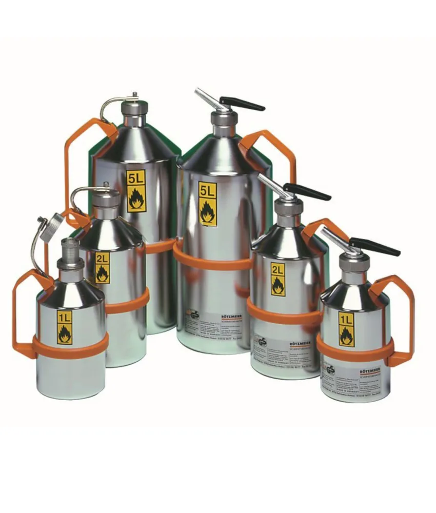 Contenitore di sicurezza, in acciaio inox - con dosatore