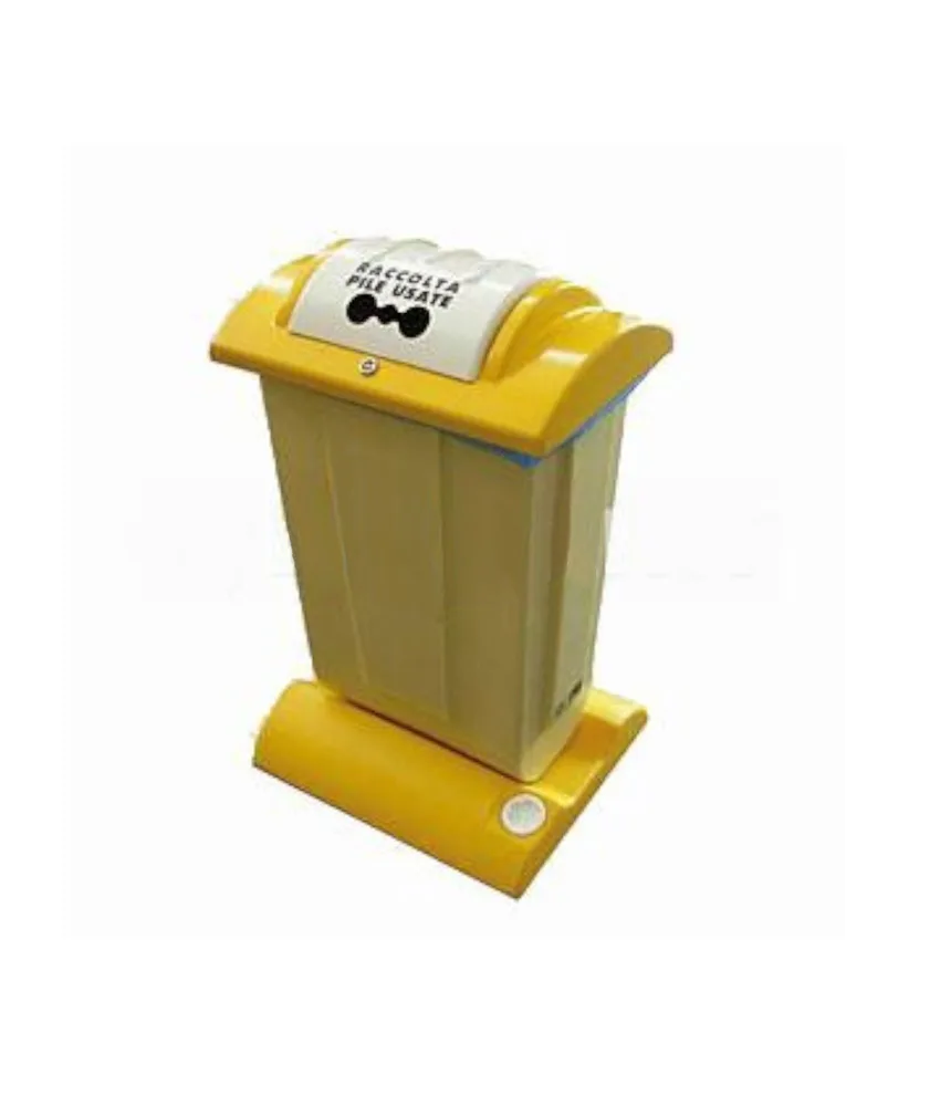 Contenitore raccolta pile esauste, in polietilene - capacità 50 litri - dimensioni: 460x480xh740 mm