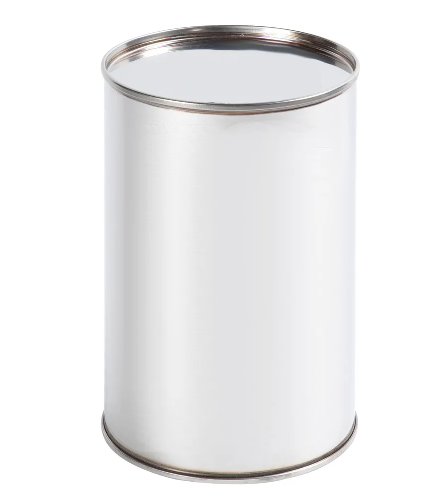 Fusto in acciaio inox da 220 litri, con coperchio asportabile - omologato ADR