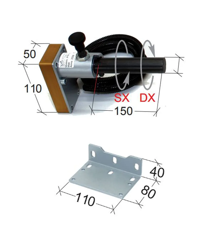 Kit scatola microinterruttore, Ancoraggio universale