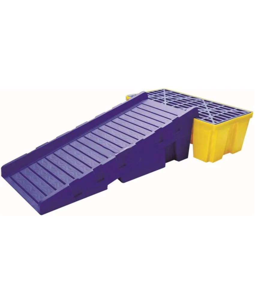 Rampa di salita per vasca di contenimento, dimensioni 76 x 180 x 55 cm - portata 295 kg