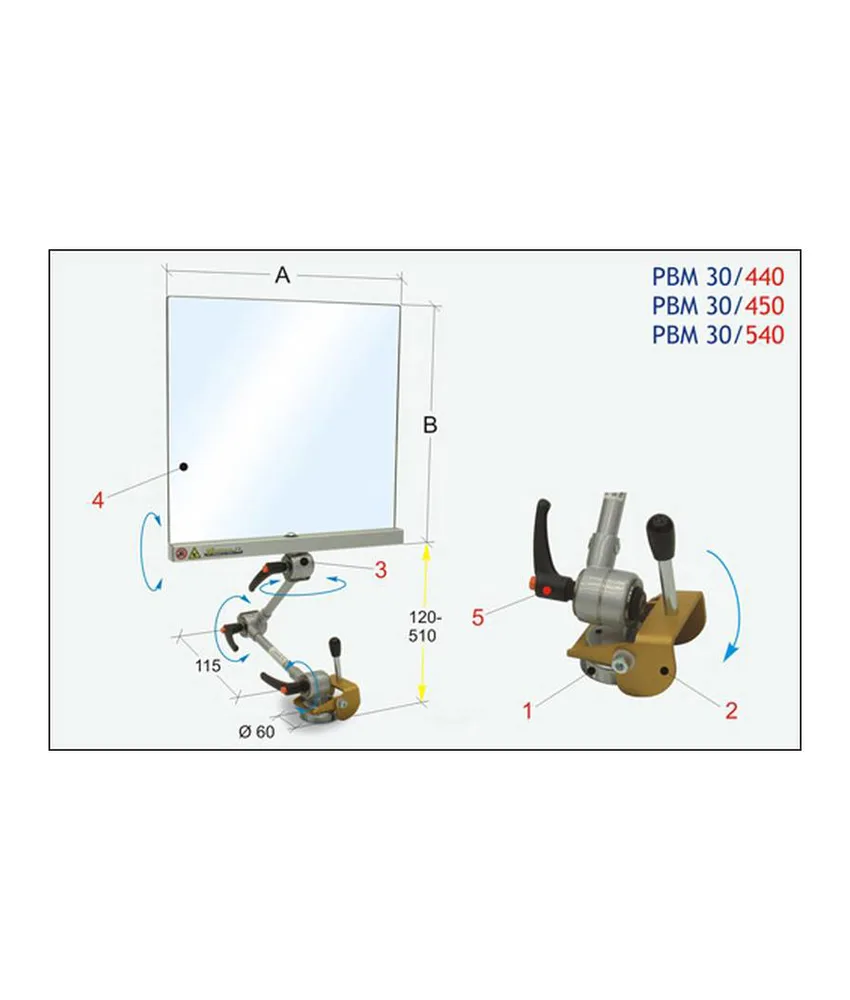 Riparo con base magnetica
