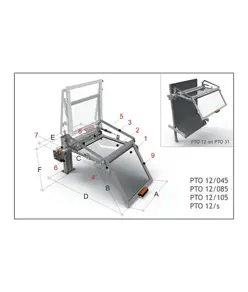 Riparo per il carrello del tornio parallelo
