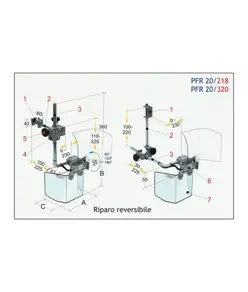 Riparo per piccole Fresatrici e Macchine simili