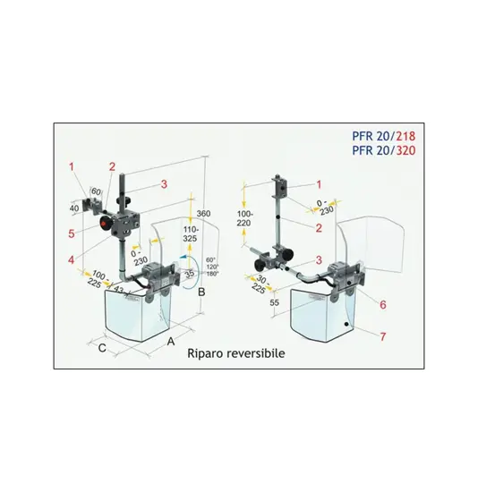 Riparo per piccole Fresatrici e Macchine simili