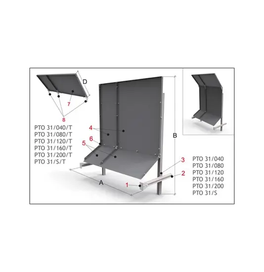 Riparo posteriore per Tornio parallelo