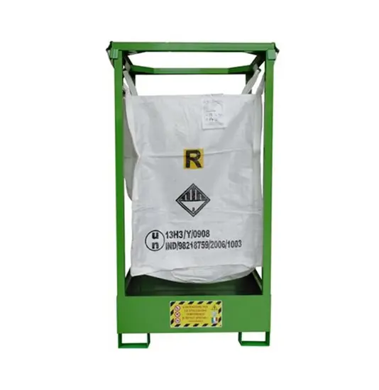 Supporto per Big Bag con vasca per liquidi