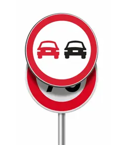 Pannello per copertura/sostituzione temporanea dei cartelli stradali tondi