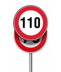 Pannello per copertura/sostituzione temporanea dei cartelli stradali tondi