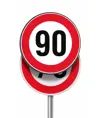 Pannello per copertura/sostituzione temporanea dei cartelli stradali tondi