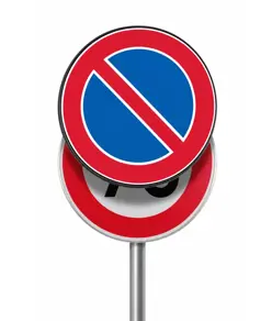 Pannello per copertura/sostituzione temporanea dei cartelli stradali tondi