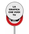 Pannello per copertura/sostituzione temporanea dei cartelli stradali tondi