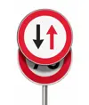 Pannello per copertura/sostituzione temporanea dei cartelli stradali tondi