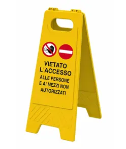 Cavalletto segnaletico personalizzato