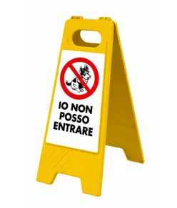 Cavalletto segnaletico personalizzato