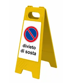 Cavalletto segnaletico personalizzato