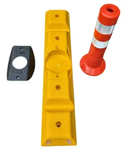 Cordolo stradale con delineatore cilindrico