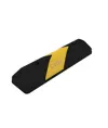 Fermaruota nero/giallo con scritta stop rifrangente  IN OFFERTA