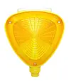 Lampeggiatore led con batteria e pannello solare  per paletti o transenne codice ZEP