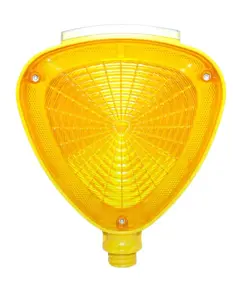 Lampeggiatore led con batteria e pannello solare  per paletti o transenne codice ZEP