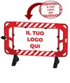 Transenna stradale pubblicitaria, in policarbonato robusto alleggerito  ZT80150