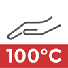 Resistenza al calore da contatto fino a 100°C