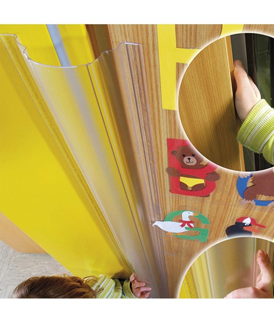 Protezione salvadita per porte fino a 110° Protezione salvadita per porte fino a 110°