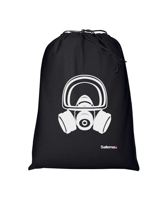 Sacca traspirante Safemax in cotone 100% per maschere pienofacciali Sacca traspirante Safemax in cotone 100% per maschere pienofacciali