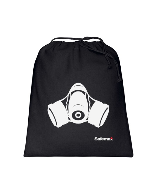 Sacca traspirante Safemax in cotone 100% per semimaschere Sacca traspirante Safemax in cotone 100% per semimaschere