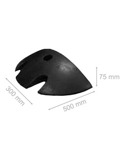 Rallentatore velocità con passacavi