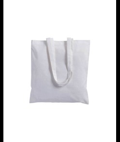 Shopper in cotone, manici lunghi Handle
