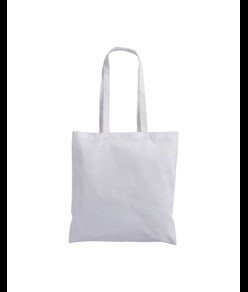 Shopper in cotone, manici lunghi Handle