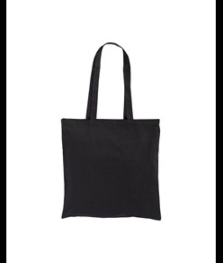 Shopper in cotone, manici lunghi Handle