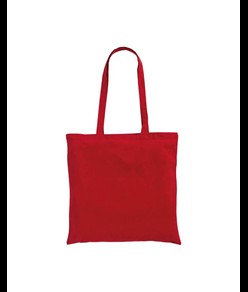 Shopper in cotone, manici lunghi Handle