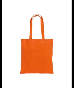 Shopper in cotone, manici lunghi Handle