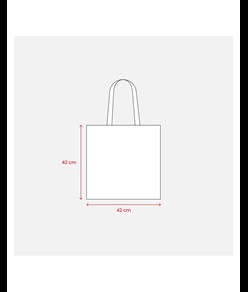 Shopper in cotone 135 g/m, manici lunghi Handle