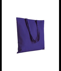 Shopper in cotone, manici lunghi Handle