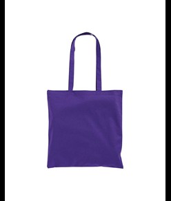 Shopper in cotone, manici lunghi Handle
