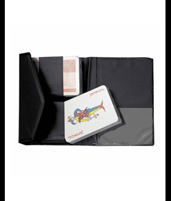 Set due mazzi da 52 carte da gioco, con custodia in PVC