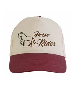 Cappellino in cotone naturale, 5 pannelli con visiera colorata Cappellino in cotone naturale, 5 pannelli con visiera colorata