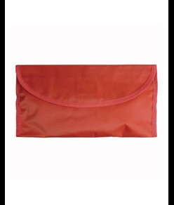 Bustina portadocumenti in polyestere 70D con due tasche e chiusura in velcro