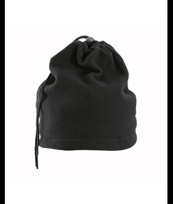 Fascia scalda-collo in polar, trasformabile in cappello regolazione con cordino