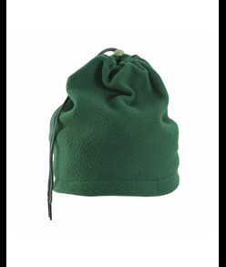 Fascia scalda-collo in polar, trasformabile in cappello regolazione con cordino