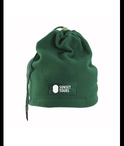 Fascia scalda-collo in polar, trasformabile in cappello