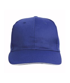 Cappellino in cotone/polyester, 6 pannelli con visiera sandwich Cappellino in cotone/polyester, 6 pannelli con visiera sandwich