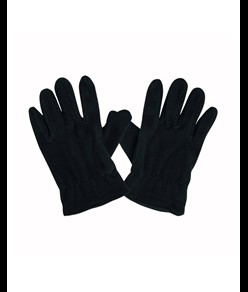Guanti in polar da donna, con elastico ai polsi - taglia unica